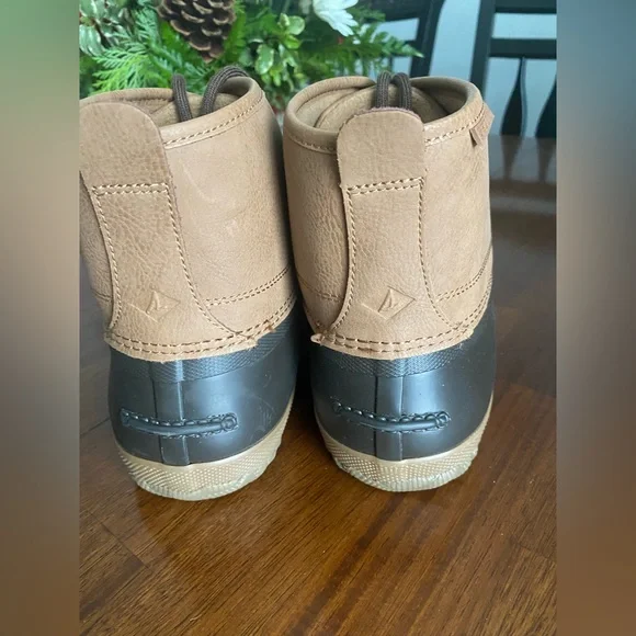 Sperry Men's Brown and Tan breakwater Boots size 13 NWT - Picture 3 of 6